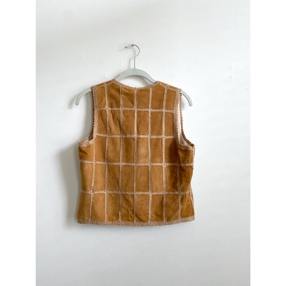 Vintage 70's Suede Skirt/Vest Set Medium - Picture 15 of 15